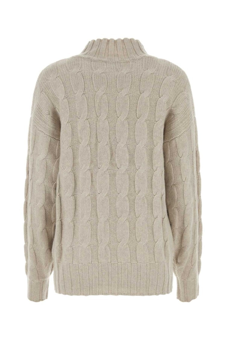 Le Kasha Melange Sand Cashmere Sweater