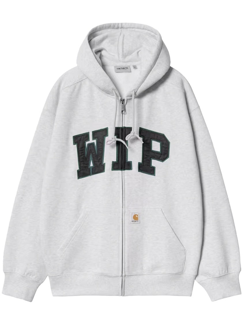 Carhartt Wip Hooded Wip Ash Heather Sweatshirt