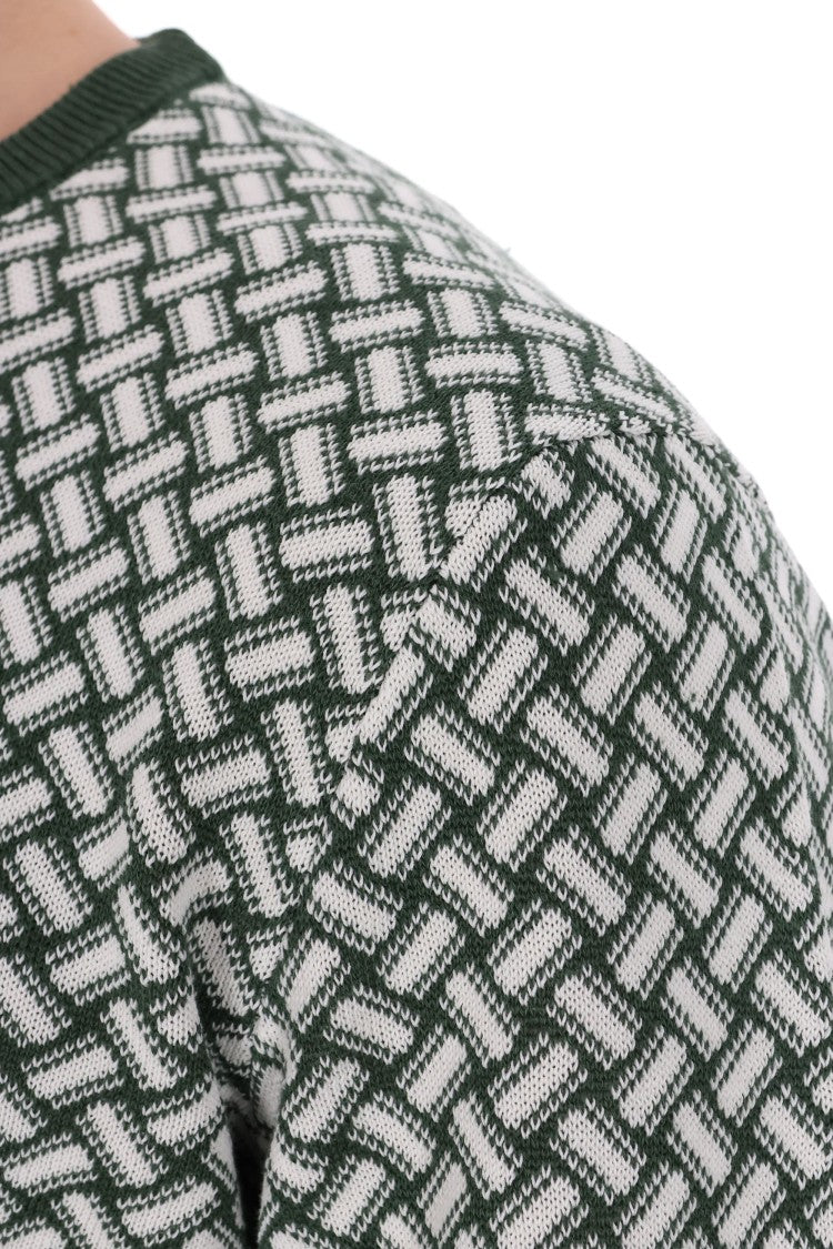 Drumohr Biscottino Cotton-Linen Crewneck Sweater