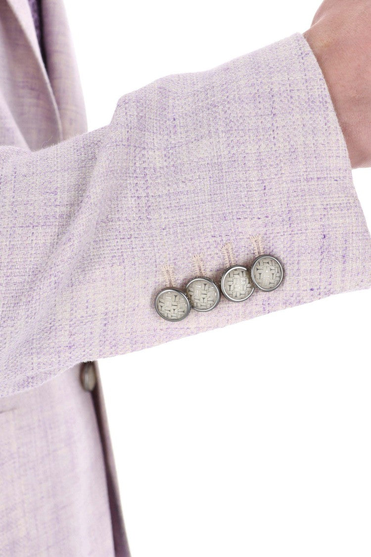 Tagliatore Montecarlo Line Linen-Wool Knitted Jacket