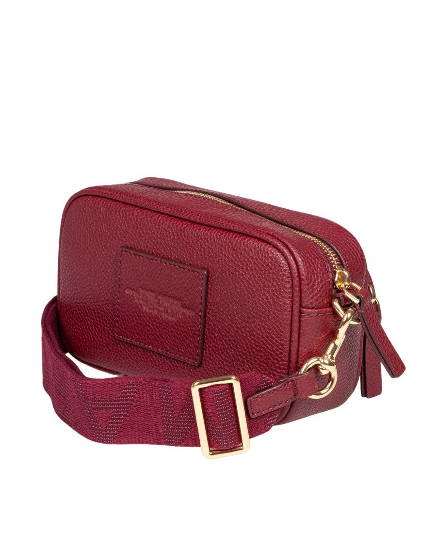 Marc Jacobs The Crossbody Tote Leather Bag Cherry Color