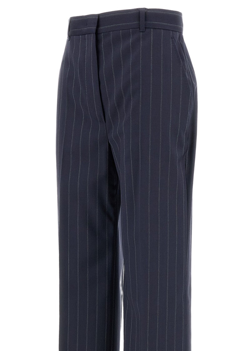 Max Mara Pinstripe Trousers With Tailored Silhouette