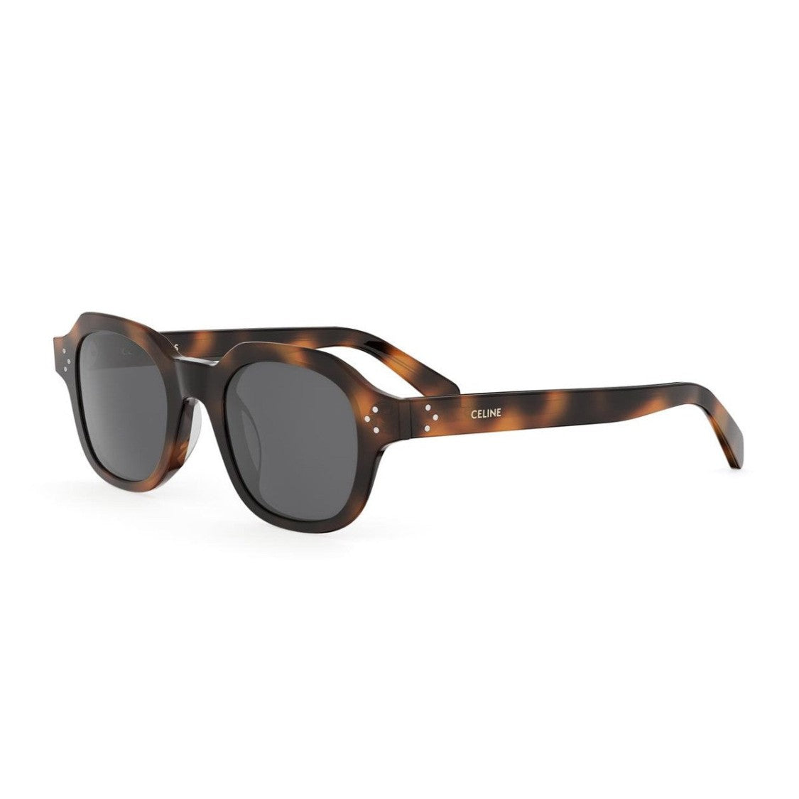 Celine Havana Three Dots Acetate Square Sunglasses