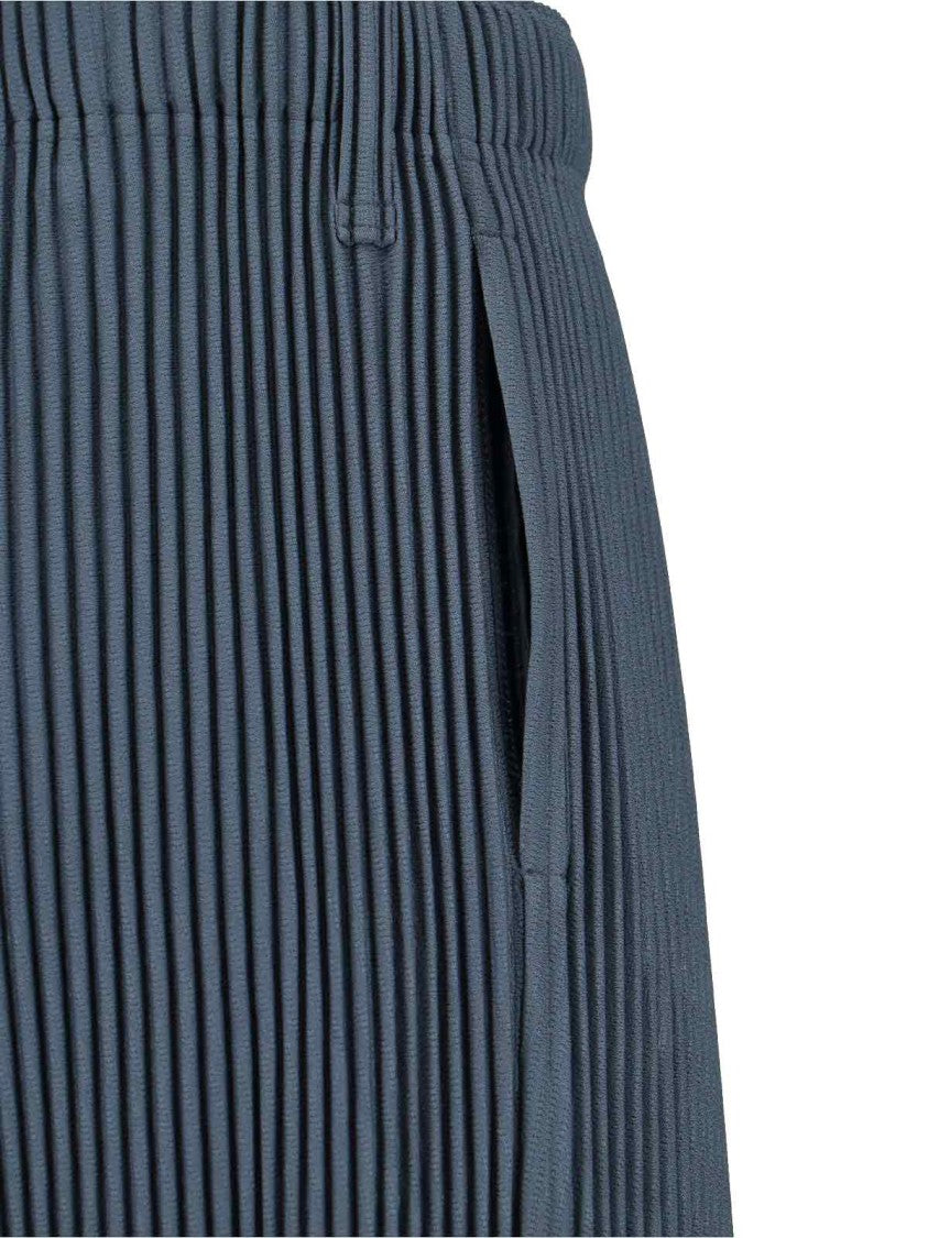 Homme Plissé Issey Miyake "Compleat Trousers" Pleated Pants – Blue