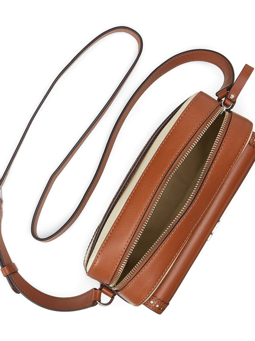 Lauren Ralph Lauren Rectangular Crossbody Bag In Smooth Leather
