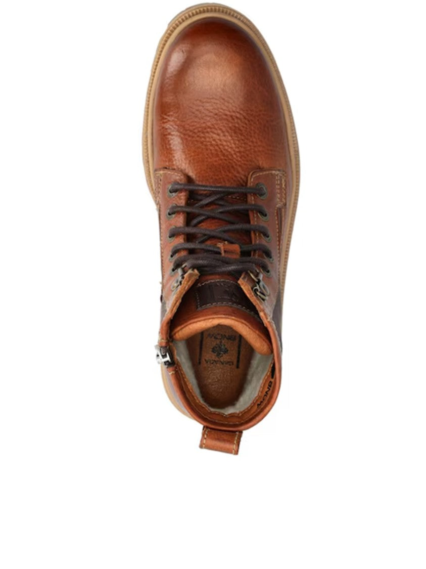 Canada Snow Mount Hektor Leather Fabric Lace Boots