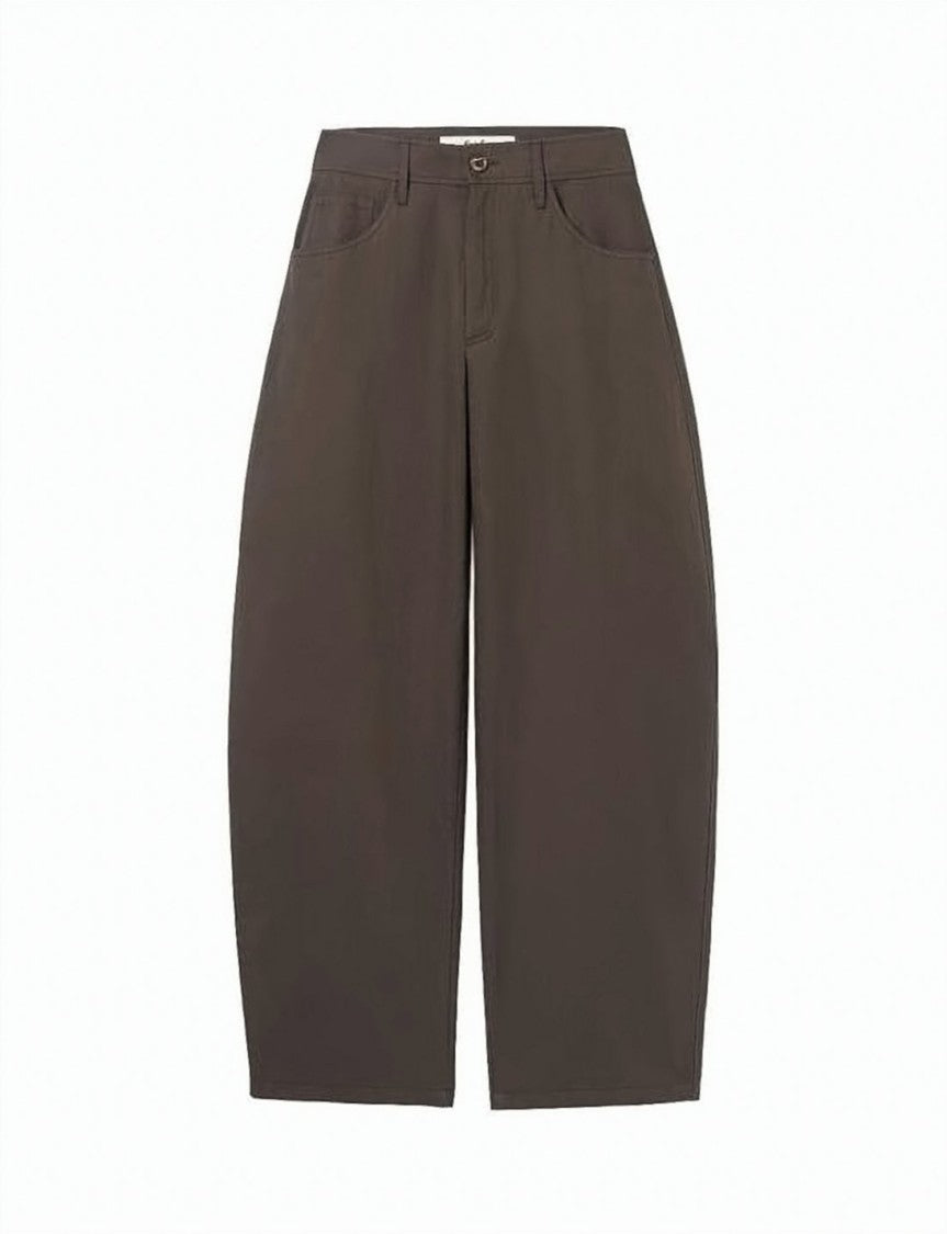 Séfr High-Waisted Wide-Leg Pants With Textured Surface