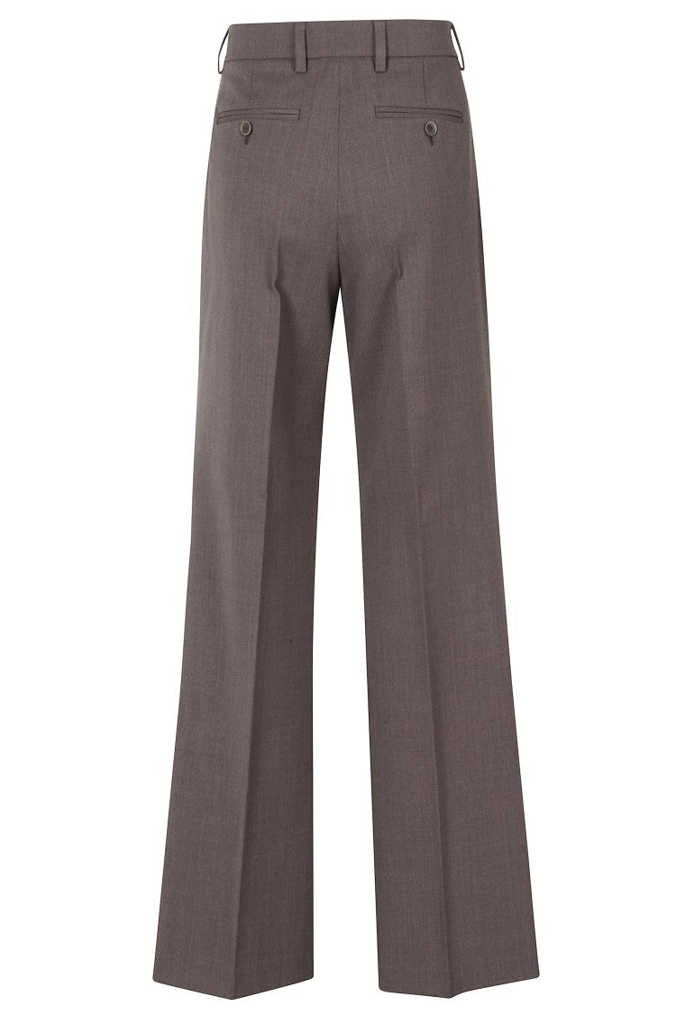 Seventy Earth Straight-Leg Wool-Blend Formal Pants