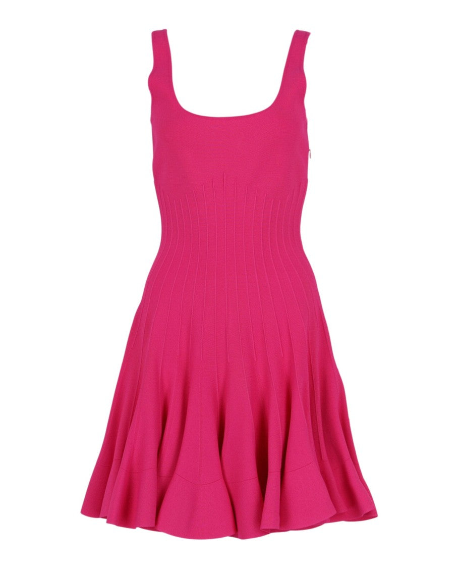 Alexander Mcqueen Sleeveless Ruffle Dress