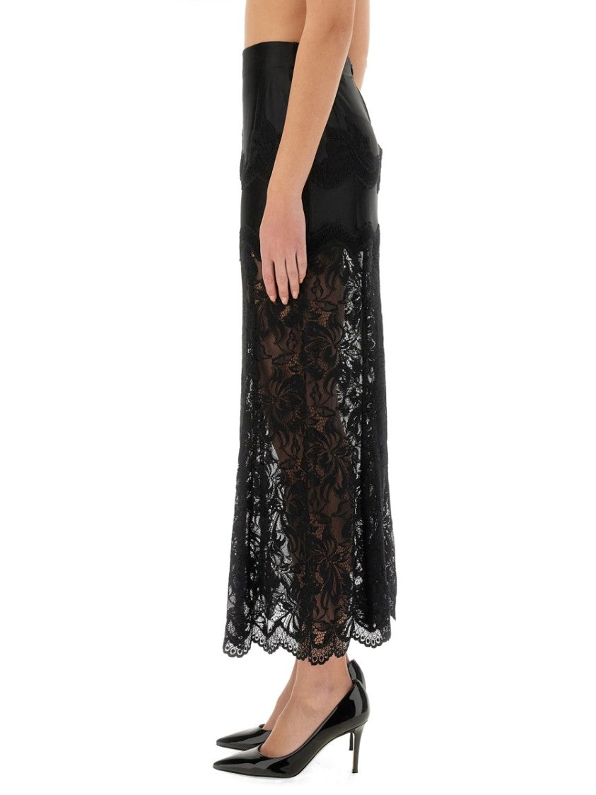 Rabanne Long Lace Skirt