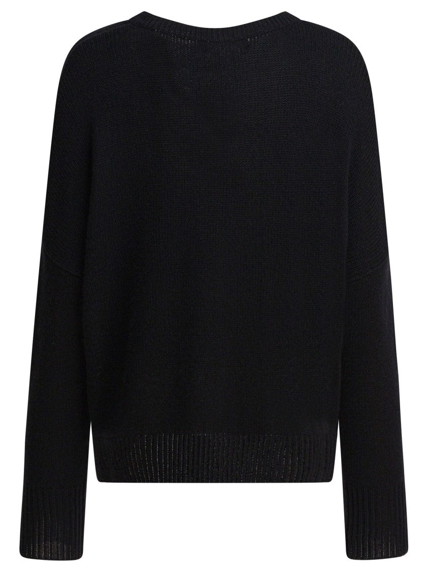 Lisa Yang Relaxed Fit Cropped Cashmere Sweater