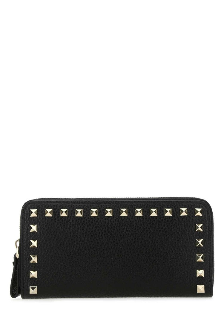 Valentino Garavani Black Leather Wallet