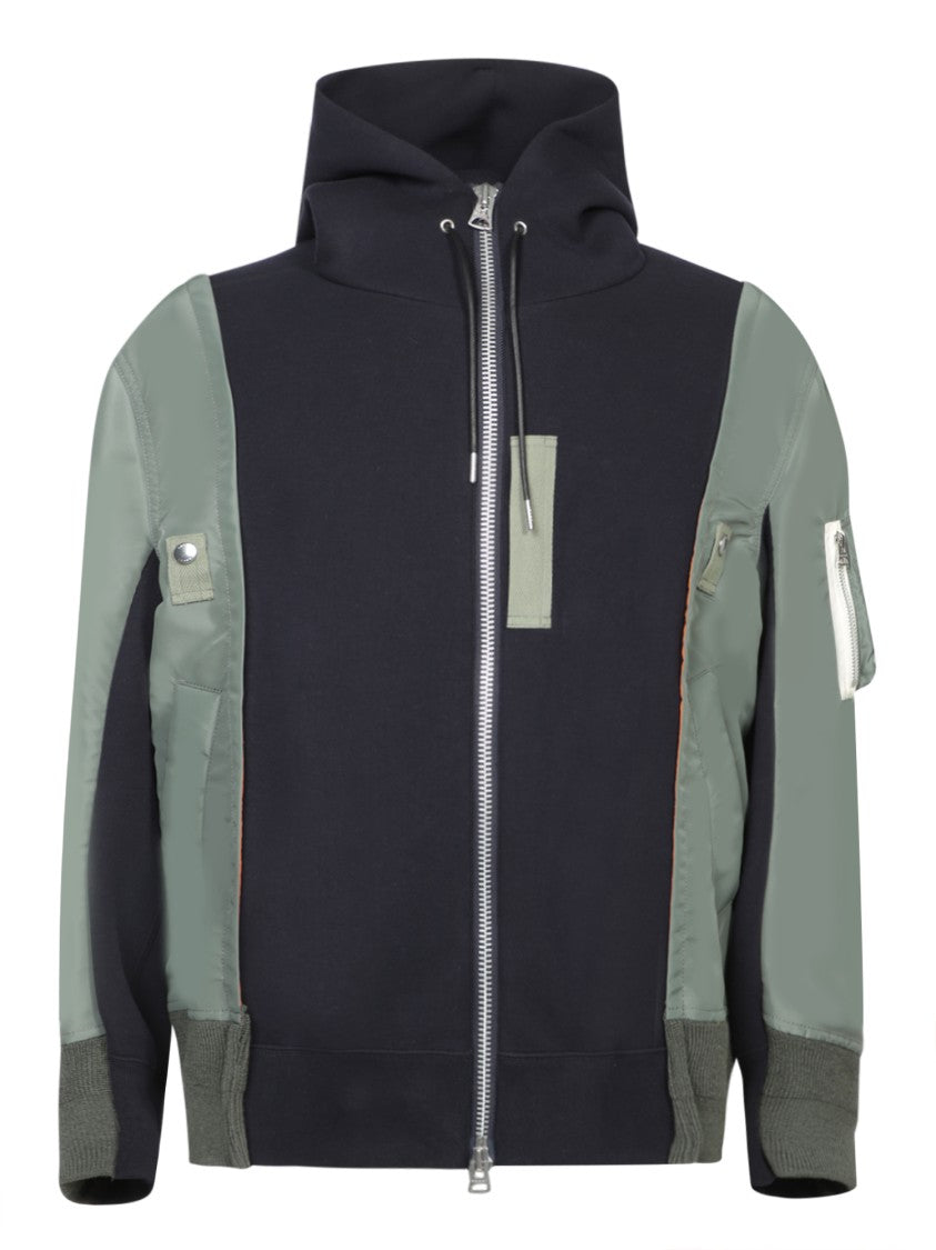 Sacai Casual Jacket With Fabric Blend And Versatile Design