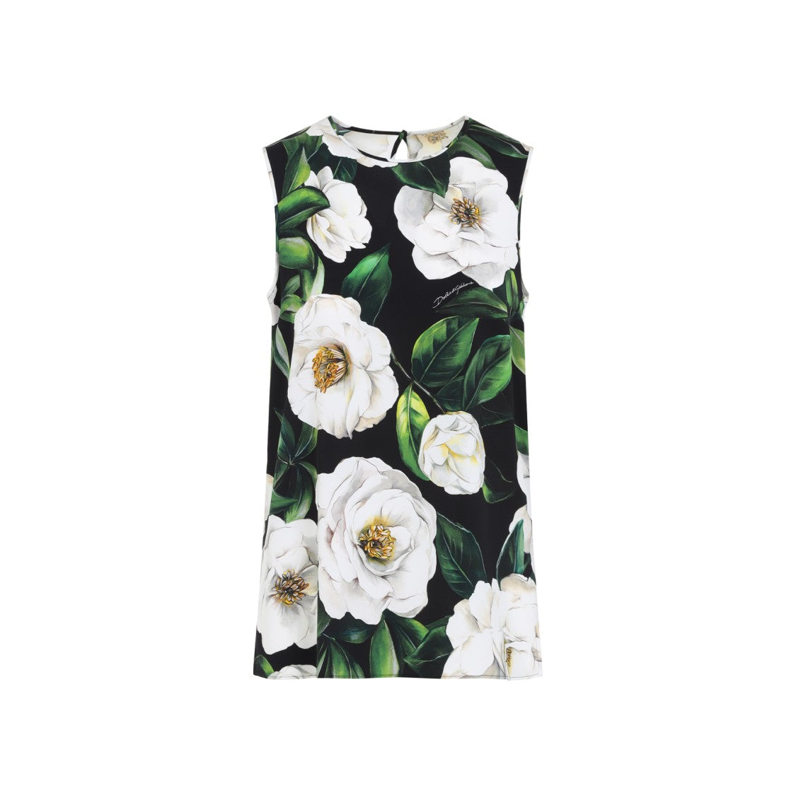 Dolce & Gabbana Gardenia Silk Top