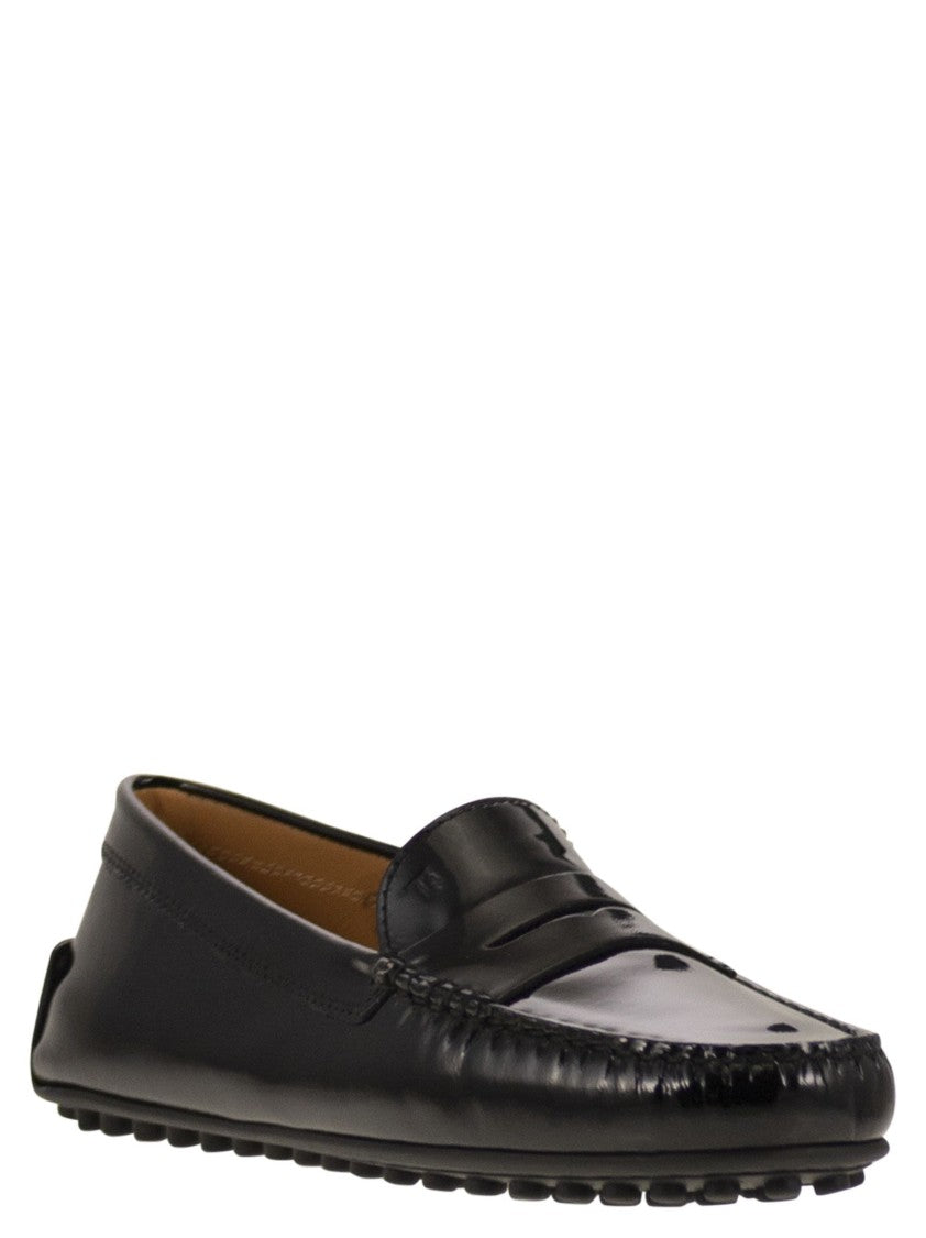 Tod's City Gommino Moccasin In Leather