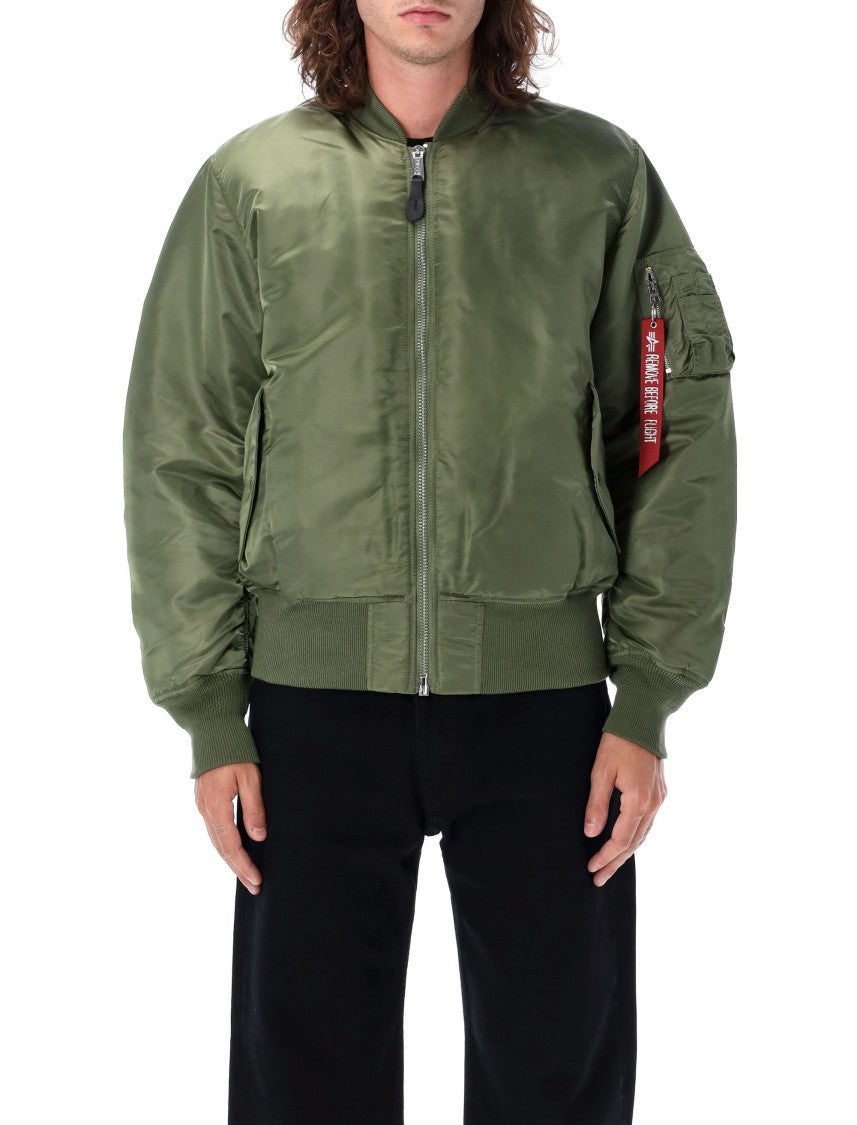 Alpha Industries Ma-1 Reversible Green Bomber Jacket