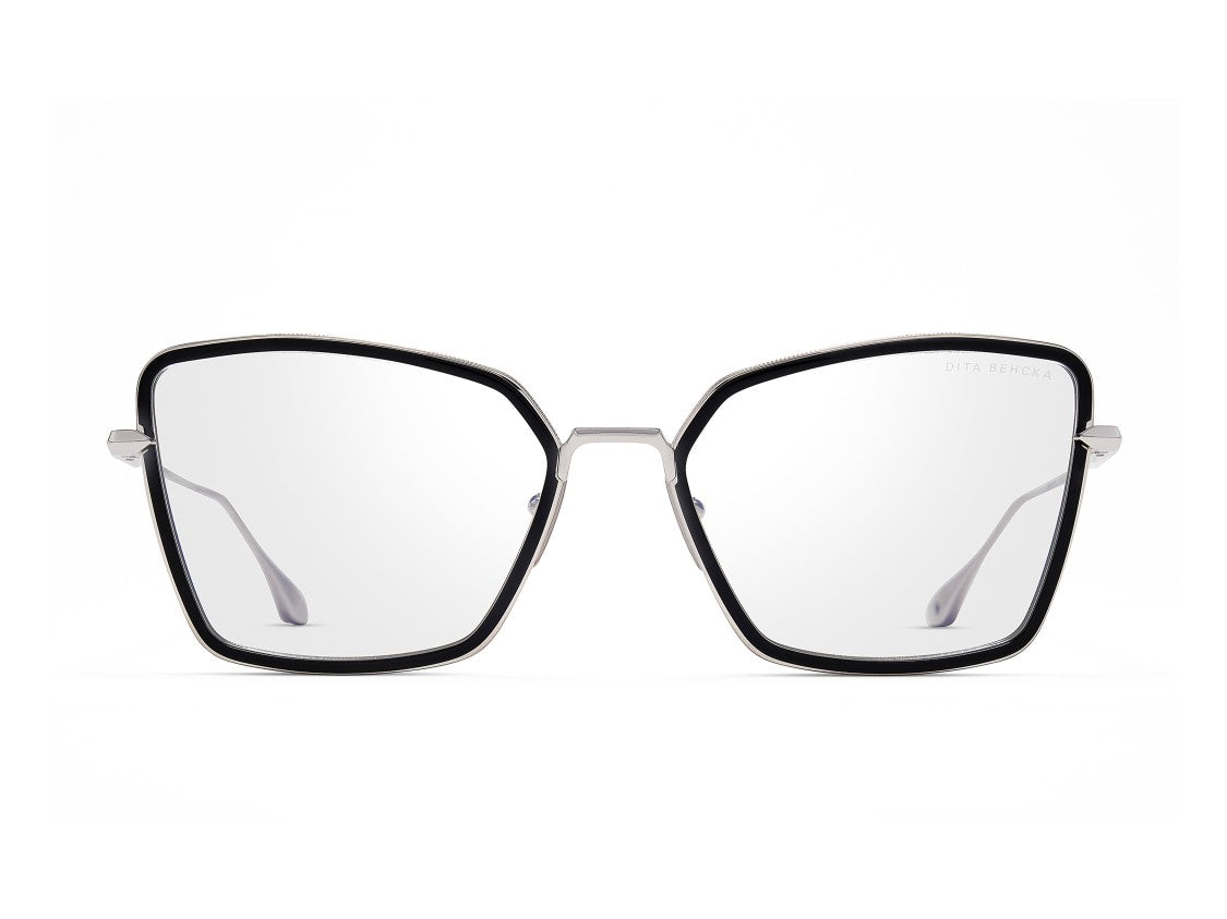 Dita Behcka Oversized Geometric Titanium Eyeglasses