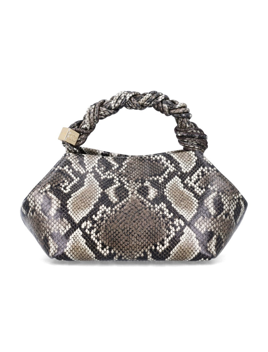 Ganni Small Braided Bow Shoulder Bag