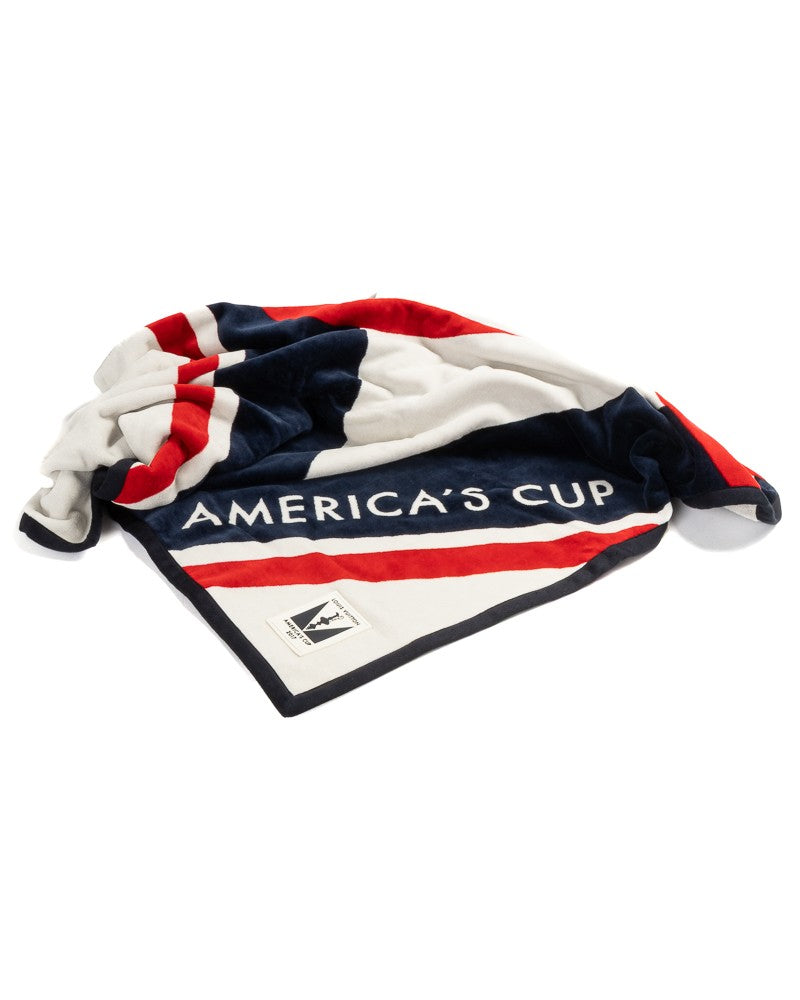 Louis Vuitton Towel With America's Cup Design And Iconic Louis Vuitton Logo