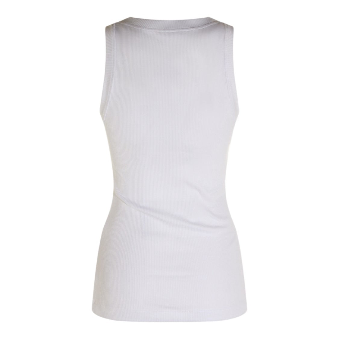 Brunello Cucinelli Ribbed Sleeveless Tank Top With Scoop Neckline
