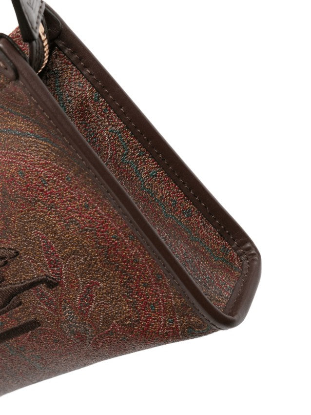 Etro Rectangular Shoulder Bag With Paisley Jacquard Design