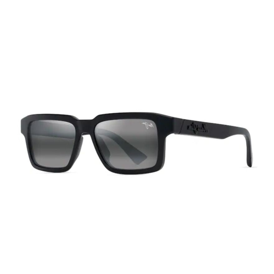 Maui Jim Kahiko Rectangular Frame Sunglasses With Matte Finish