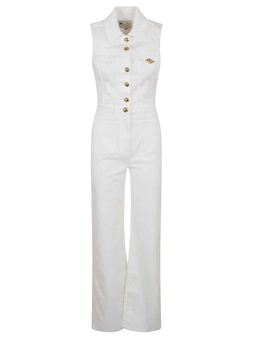 Elisabetta Franchi Sleeveless Tailored Jumpsuit