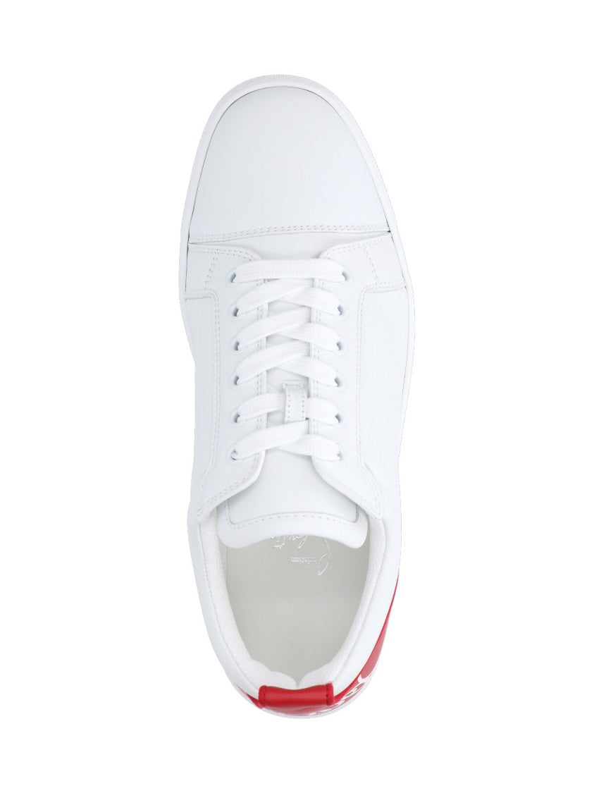 Christian Louboutin "Fun Louis Junior" Low-Top Sneakers – White