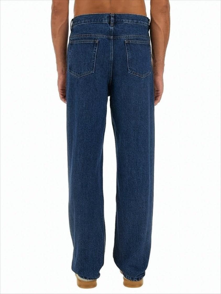 A.P.C. Straight-Leg Denim Pants With Mid-Rise Waist