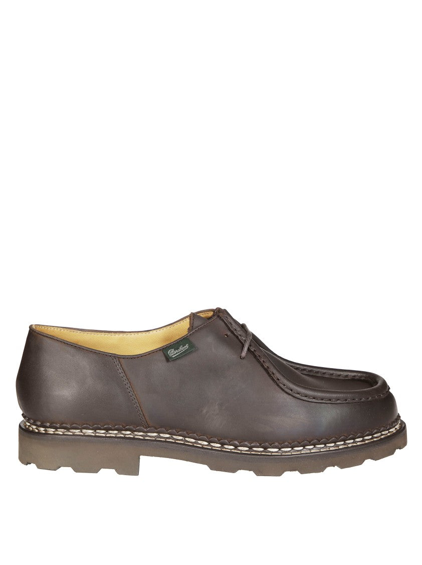 Paraboot Moccasin-Style Gringo Loafers With Polished Leather Finish