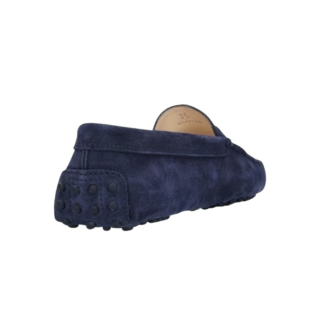 Tod's Suede Loafer With Penny Strap And Hand-Stitched Details
