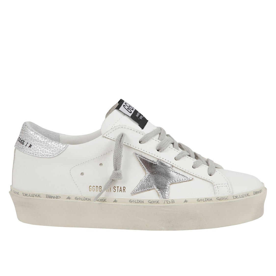Golden Goose Vintage Leather Sneakers With Beaded Detail
