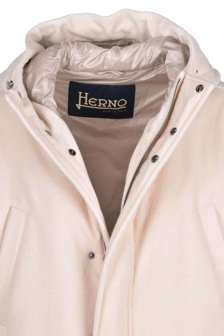 Herno Cashmere Overcoat And Hood