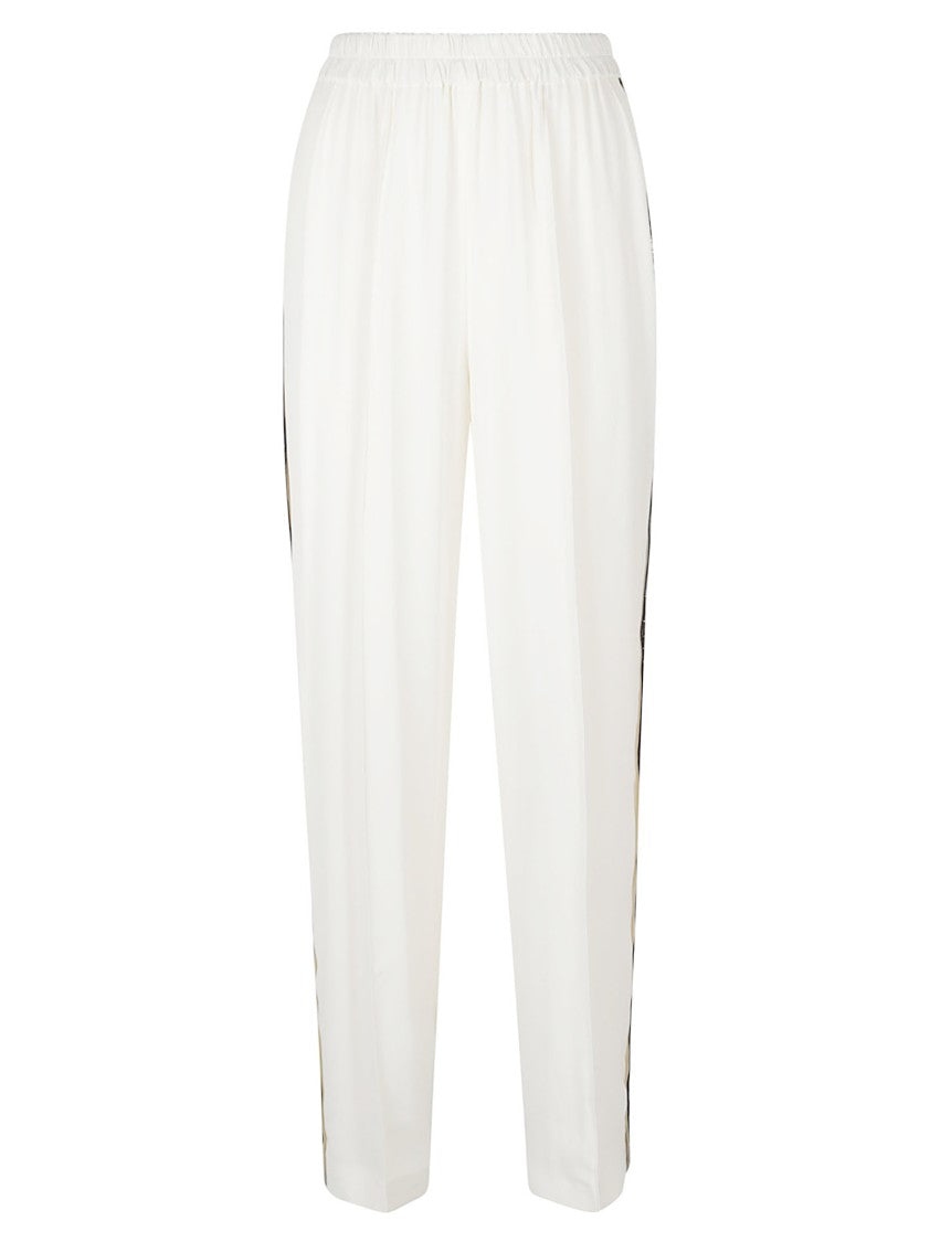 Fabiana Filippi Multicolor Crêpe De Chine Wide-Leg Pants