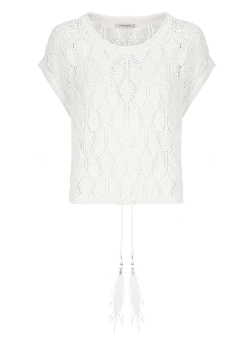 Kangra White Lace Blouse
