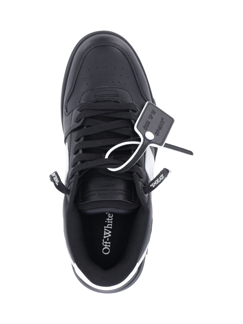 Off-White Black Calf Leather Out Of Office Sneakers