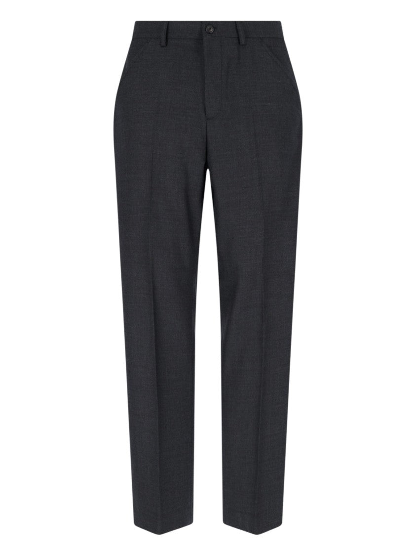 Our Legacy High-Waisted Wool Chino Trousers With Straight Fit