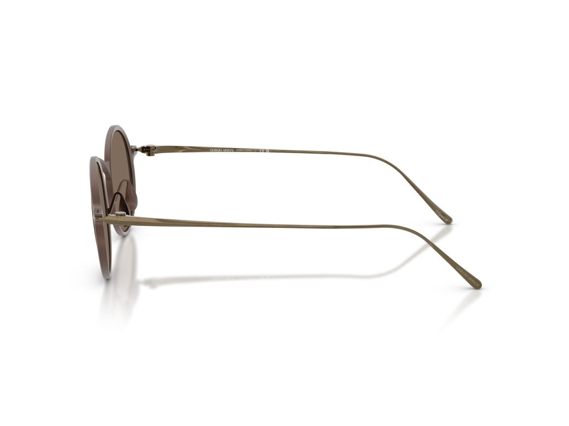 Giorgio Armani 0Ar6173t Titanium Round Sunglasses