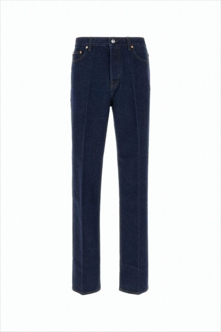 Gucci Deep Indigo Wash Straight-Leg Denim Pants