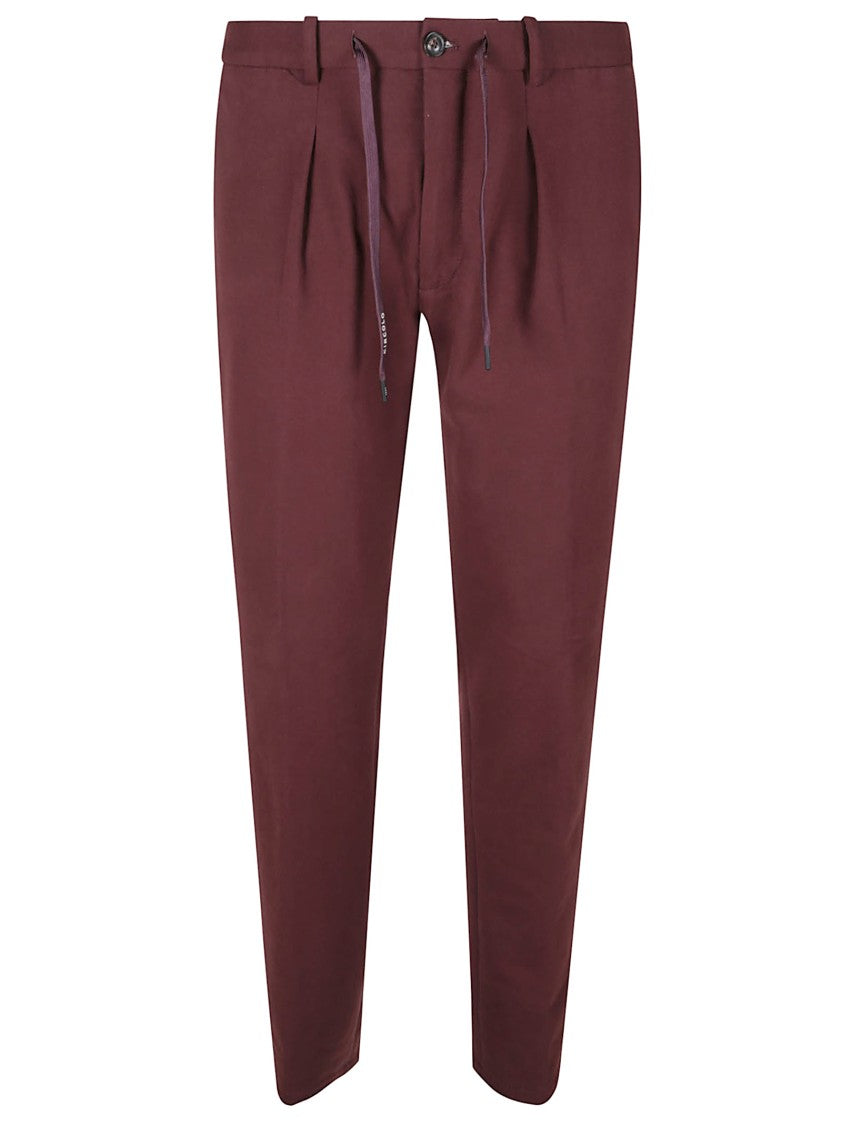 Circolo 1901 Slim Fit Trousers With Tapered Leg Design