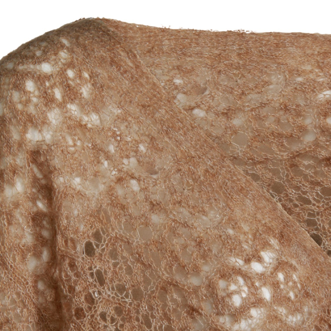 Twin-Set Delicate Open-Knit Sweater With Scalloped Finish