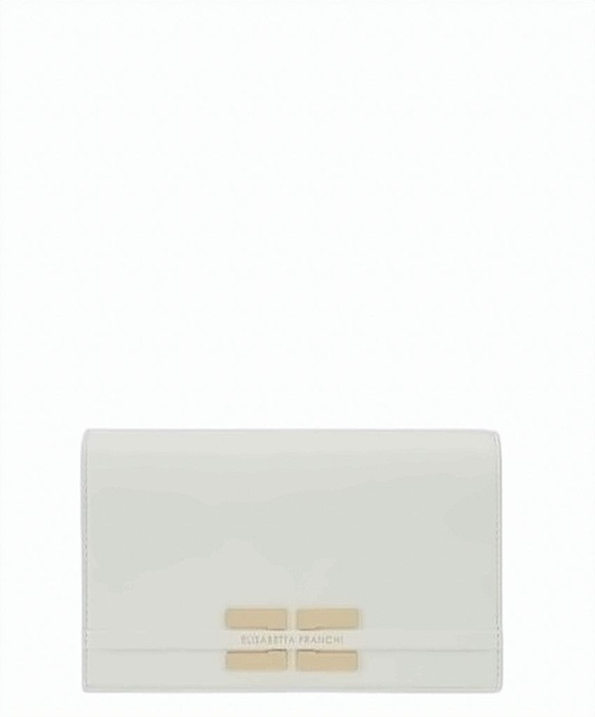 Elisabetta Franchi Leather Effect Chain Shoulder Bag