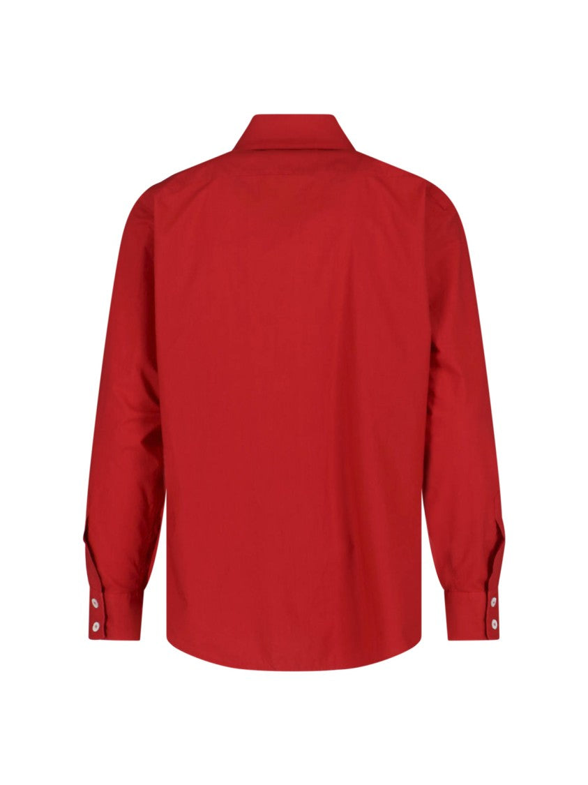 Aspesi Tailored Long-Sleeve Shirt With Structured Collar