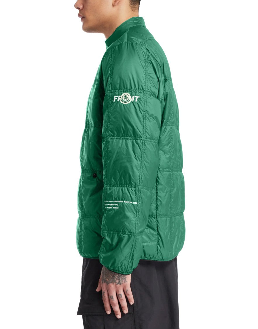 Moncler Quilted Dark Green Down Jacket