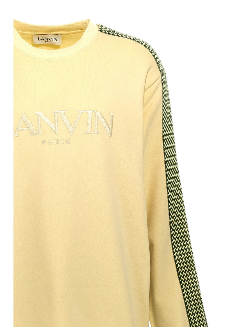 Lanvin Brodé Side Curb' Sweatshirt