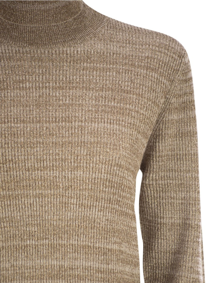 Fabiana Filippi Platinum Yarn Turtleneck