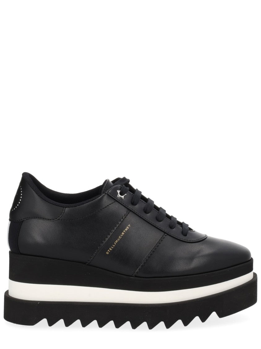 Stella Mccartney Black Sneak Elyse Platform Sneakers