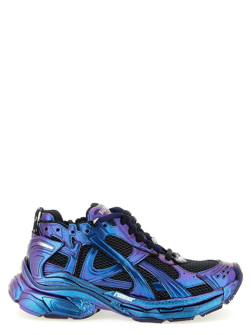Balenciaga 'Runner Iridescent' Mesh And Polyurethane Sneakers