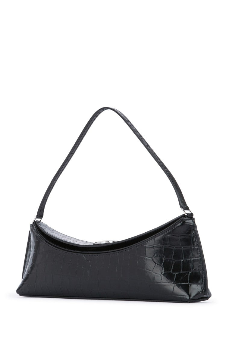 Jacquemus Crocodile-Embossed Handbag With Structured Silhouette