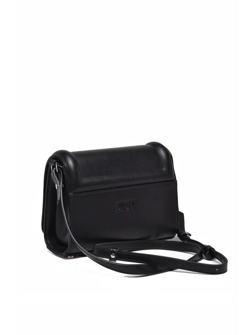 Diesel Rectangular Shoulder Bag With Clip Closure And Adjustable Strap